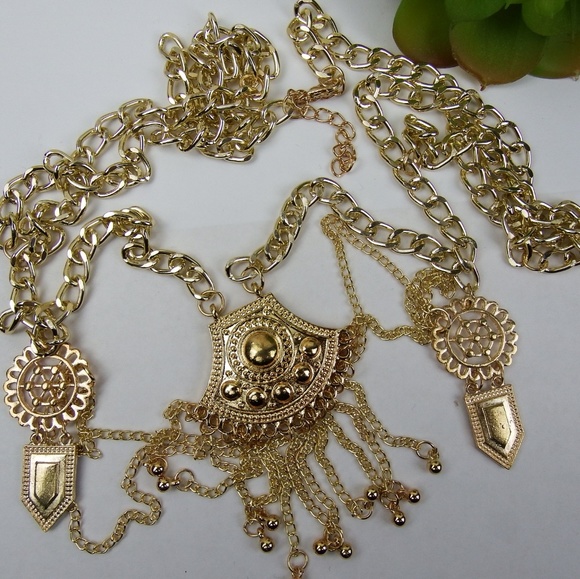 Bohemian Ethnic Sexy Silver/Gold Waist Chain Sexy - Picture 7 of 8